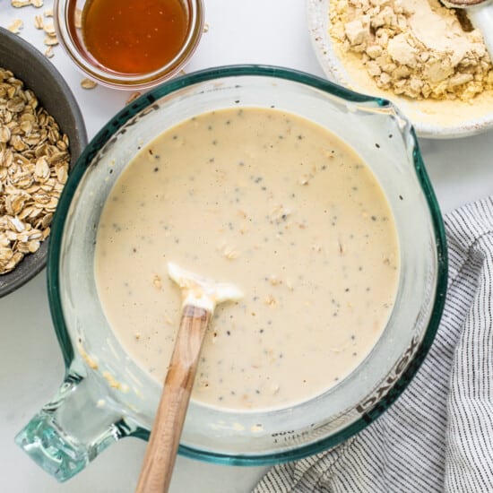 a bowl filled with oatmeal next to a bowl of oatme.