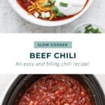 slow cooker chili