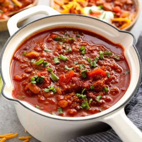 Turkey chili recipe.