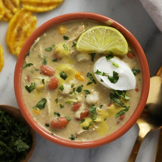 white bean chicken chili