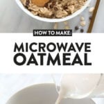 microwave oatmeal how-to