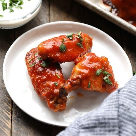 Buffalo Chicken Wings on plate