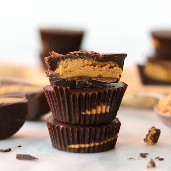 peanut cutter cup stack.