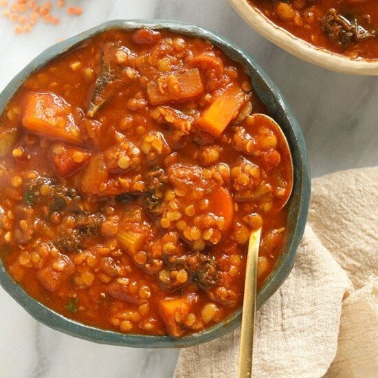 a Sweet Potato Lentil Stew.